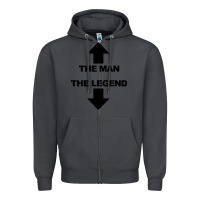 Smoke the man the legend funny adult humor Zipper Hoodie - artisFamous