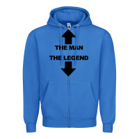 True Royal the man the legend funny adult humor Zipper Hoodie - artisFamous