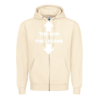 Sandshell the man the legend funny adult humor Zipper Hoodie - artisFamous