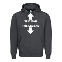Smoke the man the legend funny adult humor Zipper Hoodie - artisFamous