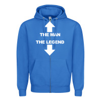 True Royal the man the legend funny adult humor Zipper Hoodie - artisFamous