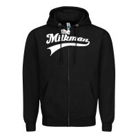 Black the milk man Zipper Hoodie - artisFamous
