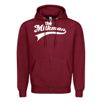 The Milk Man Zipper Hoodie | Teevron