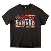 Asphalt American junkie 4th of july Heavy Core Tee - CowGirlArtShop