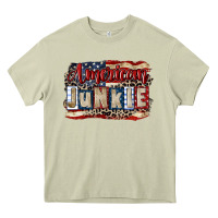 Mossy American junkie 4th of july Heavy Core Tee - CowGirlArtShop