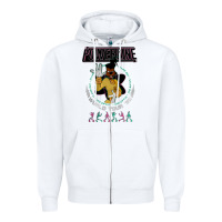 White a movie powerline Zipper Hoodie - artisFamous