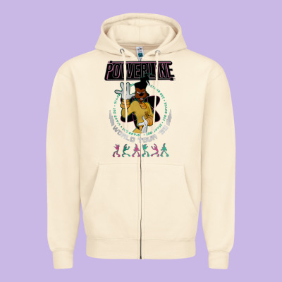 A Movie Powerline Zipper Hoodie Designed By Artisfamous