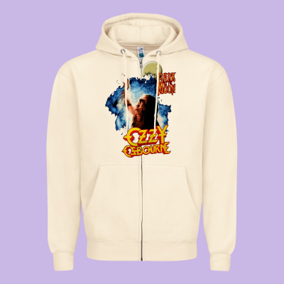 Bark At The Moon Zipper Hoodie Designed By Artisfamous