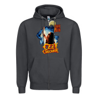 Smoke bark at the moon Zipper Hoodie - artisFamous