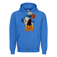True Royal bark at the moon Zipper Hoodie - artisFamous