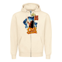 Sandshell bark at the moon Zipper Hoodie - artisFamous