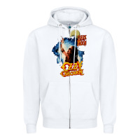 White bark at the moon Zipper Hoodie - artisFamous
