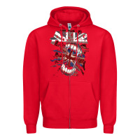 Red asking alexandria flag Zipper Hoodie - artisFamous