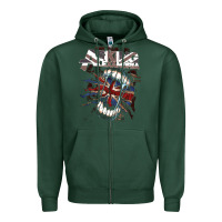 Sports Green asking alexandria flag Zipper Hoodie - artisFamous