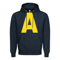 Navy letter a chipmunk christmas Zipper Hoodie - artisFamous