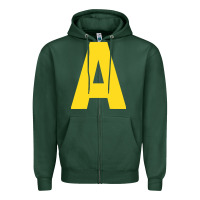 Sports Green letter a chipmunk christmas Zipper Hoodie - artisFamous