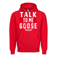 Red top gun talk to me goose distressed Zipper Hoodie - artisFamous
