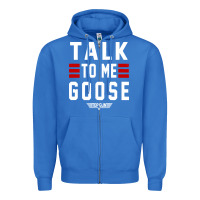 True Royal top gun talk to me goose distressed Zipper Hoodie - artisFamous