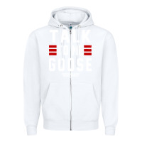 White top gun talk to me goose distressed Zipper Hoodie - artisFamous