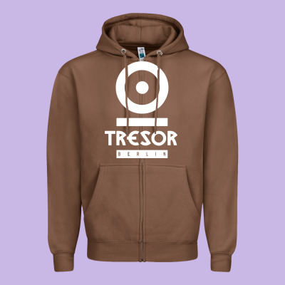 Tresor Zipper Hoodie Designed By Artisfamous