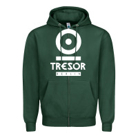 Sports Green tresor Zipper Hoodie - artisFamous