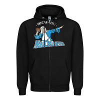 Black vatican city hailmarys Zipper Hoodie - artisFamous