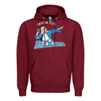 Burgundy vatican city hailmarys Zipper Hoodie - artisFamous