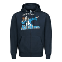 Navy vatican city hailmarys Zipper Hoodie - artisFamous