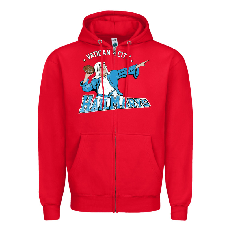 Vatican City Hailmarys Zipper Hoodie by artisFamous | Teevron