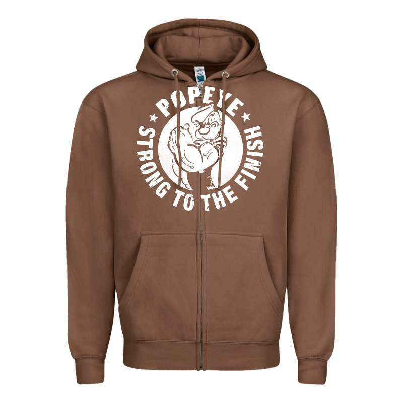 Strong To The Finish Zipper Hoodie by artisFamous | Teevron