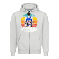 Dove Grey tom daley knitting is my favourite sport  3 Zipper Hoodie - artisFamous