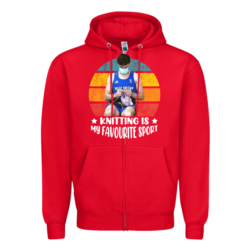 Tom Daley Knitting Is My Favourite Sport  3 Zipper Hoodie by artisFamous | Teevron