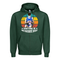 Sports Green tom daley knitting is my favourite sport  3 Zipper Hoodie - artisFamous