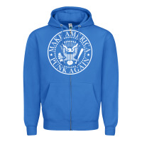 True Royal funny make america punk again vintage rock seal Zipper Hoodie - artisFamous