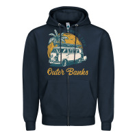 Navy outer banks pogue life. Zipper Hoodie - artisFamous