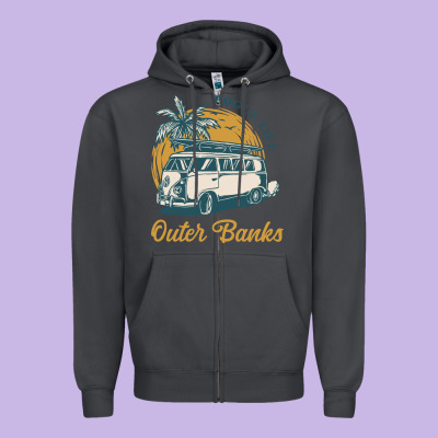 Outer Banks Pogue Life. Zipper Hoodie Designed By Artisfamous