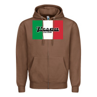 Chestnut vespa motorcycle Zipper Hoodie - artisFamous