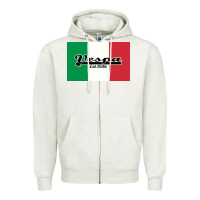 Oatmeal Heather vespa motorcycle Zipper Hoodie - artisFamous