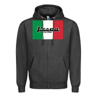 Charcoal Heather vespa motorcycle Zipper Hoodie - artisFamous