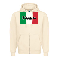 Sandshell vespa motorcycle Zipper Hoodie - artisFamous
