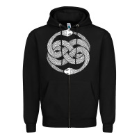 Black auryn neverending story Zipper Hoodie - artisFamous