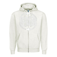 Oatmeal Heather auryn neverending story Zipper Hoodie - artisFamous