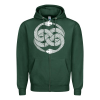 Sports Green auryn neverending story Zipper Hoodie - artisFamous