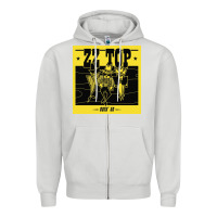 Dove Grey zz top  goin  50 Zipper Hoodie - artisFamous