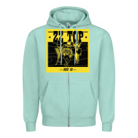 Seafoam zz top  goin  50 Zipper Hoodie - artisFamous