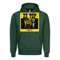 Sports Green zz top  goin  50 Zipper Hoodie - artisFamous