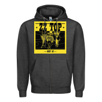 Charcoal Heather zz top  goin  50 Zipper Hoodie - artisFamous