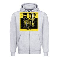 Heather Grey zz top  goin  50 Zipper Hoodie - artisFamous
