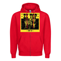 Red zz top  goin  50 Zipper Hoodie - artisFamous