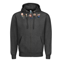 Charcoal Heather Dream Theater Zipper Hoodie - artisFamous